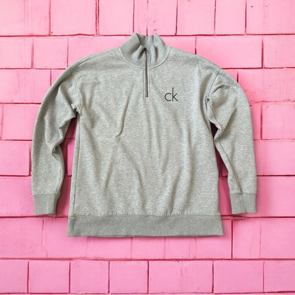 🎀CALVIN KLEIN🎀 Jeans quarter zip sweater